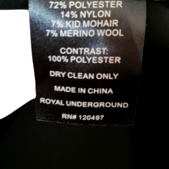 SOLD - Royal Underground Embellished Chiffon Cardigan M - Picture 4 of 5